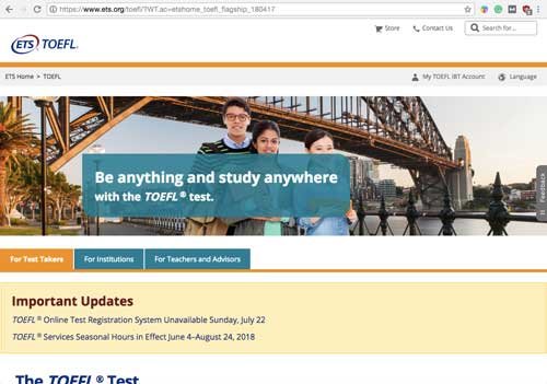 ETS-TOEFL-Homepage ETS-TOEFL-Homepage