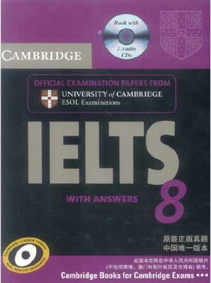 IELTS Livro Cambridge 8 Para A Prova Ingles IELTS, um livro essencial de exames IELTS reais para ajudar a treinar seu inglês e preparar